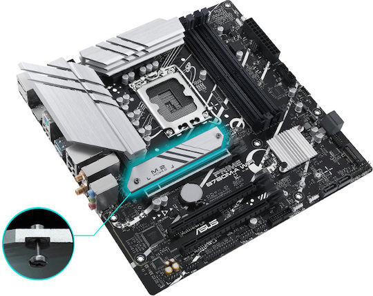 Asus Prime B760M-A WIFI Mainboard Micro ATX mit Intel 1700 Sockel