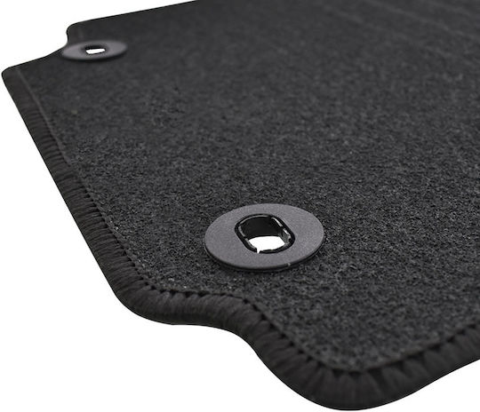 Rigum Set of Front and Rear Mats 4pcs for Toyota Aygo II Black