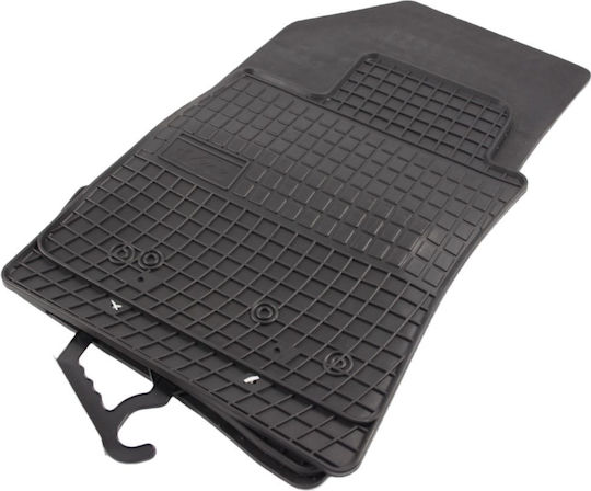 Frogum Set of Front and Rear Mats 4pcs for Renault Clio 2005-2012 Black