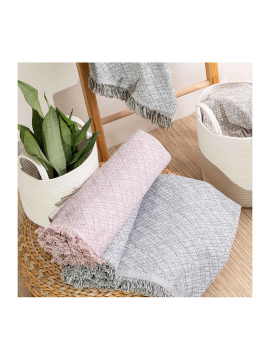 Borea Armchair Throw Rhombus 180x180cm Spaghetti