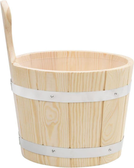 vidaXL Set Sauna Bucket and Ladle 51692