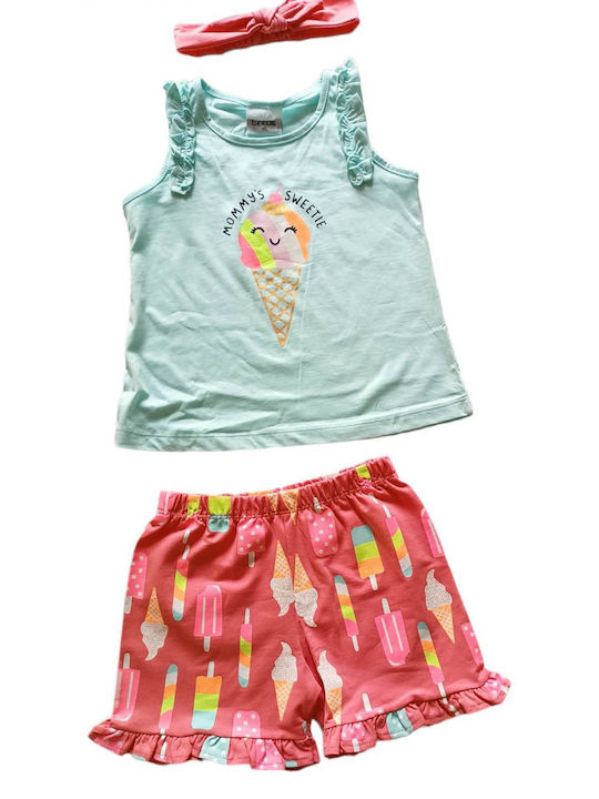 Trax Kids Set with Shorts Summer 3pcs Multicolour