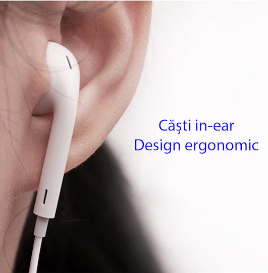 Yesido YH-09 În ureche Handsfree cu Mufă 3.5mm Alb