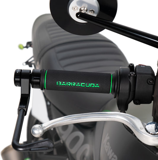 Barracuda Motorcycle Grips Basic in Green Colour