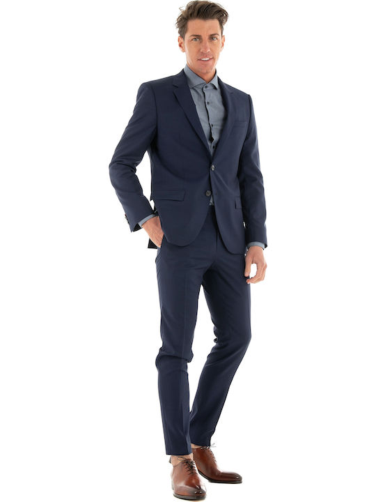 Henry 232 Men's Suit Jacket Navy Blue