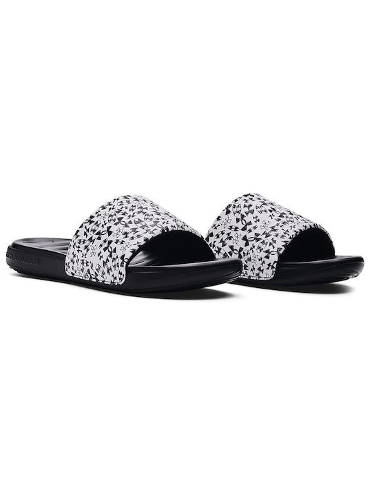 Under Armour Ανδρικά Slides Λευκά