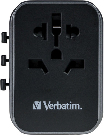Verbatim UTA-03 Адаптер За Контакти От Universal Към Universal С 5 USB Порта