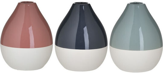 Click Ceramic Vase 6-70-508-0056 Blue Diameter 12xHeight 16cm
