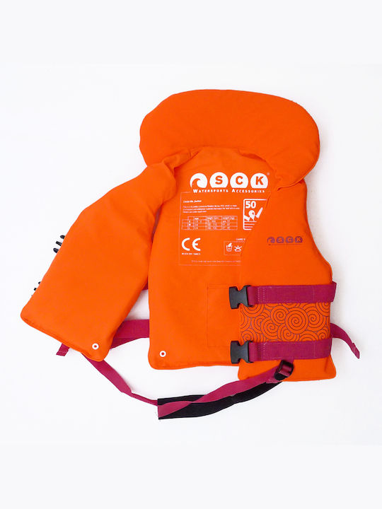 SCK Kids Life Jacket for Water Sports Orange