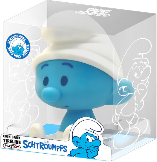 Plastoy The Smurfs Παιδικός Κουμπαράς Κεραμικός Πολύχρωμος 16cm