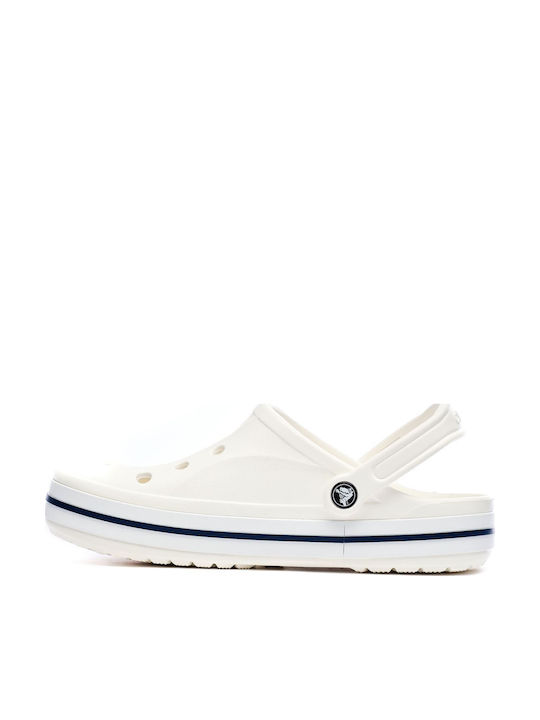 Crocs Bayaband Femei Sabot Albe