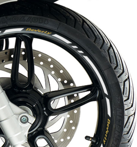 Moto Discovery Αυτοκόλλητη Ταινία Ζάντας Piaggio Beverly Κόκκινο