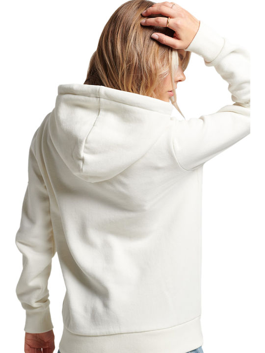 Superdry Women's Hooded Cardigan Off White