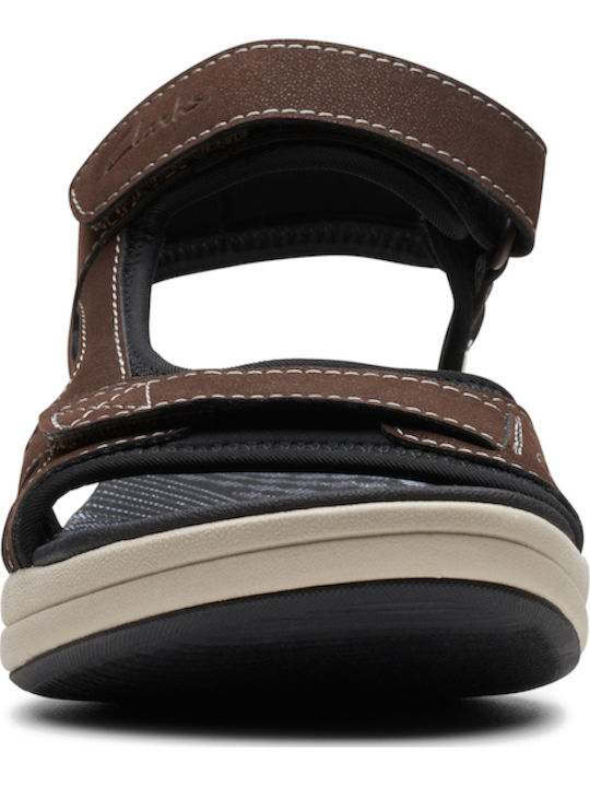 Mira Bay Women's Flat Sandals Anatomic Sporty in Brown Color
