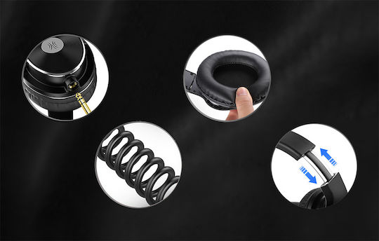 OneOdio Studio HiFi Ενσύρματα Over Ear Ακουστικά Μαύρα