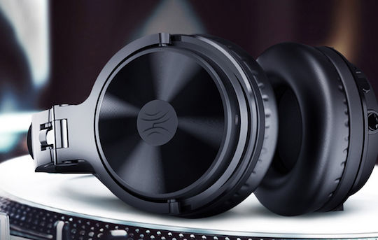 OneOdio Pro C Ασύρματα / Ενσύρματα Over Ear Ακουστικά με 80 ώρες Λειτουργίας Μαύρα