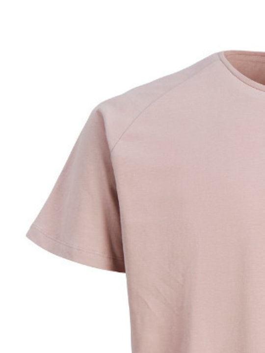 Jack & Jones Men's Short Sleeve T-shirt Pink