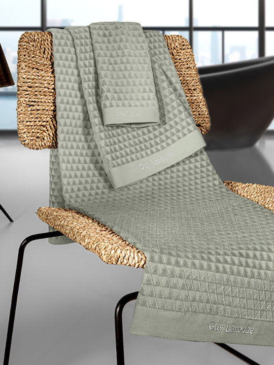 Guy Laroche Bath Towel Set 3pcs Tokyo Khaki Weight 500gr/m²