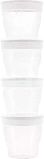 Canpol Babies Sticle și Cupe Pentru Depozitarea Laptelui Matern 180ml 4 Bucăți