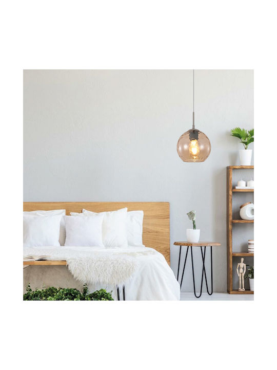 Inlight Pendant Light Black Ball with Socket E27 30x30cm