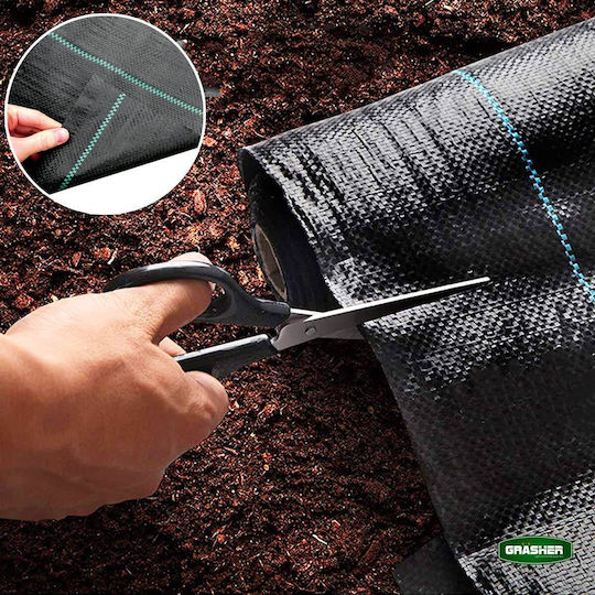 Grasher Ground Cover Fabric 95gr/m² 1x10m Black