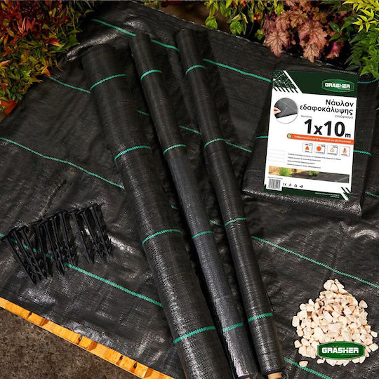 Grasher Ground Cover Fabric 95gr/m² 1x10m Black