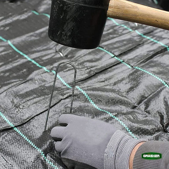 Grasher Ground Cover Fabric 95gr/m² 2x10m Black