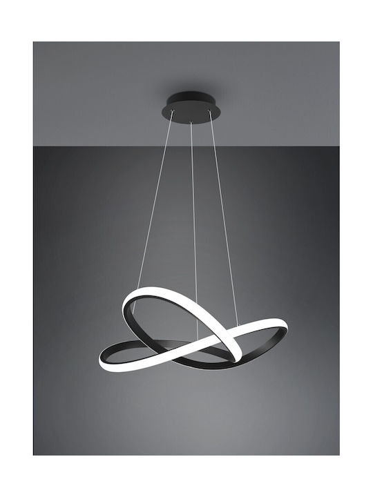 Trio Lighting Course Lustră Negru 60x150cm.