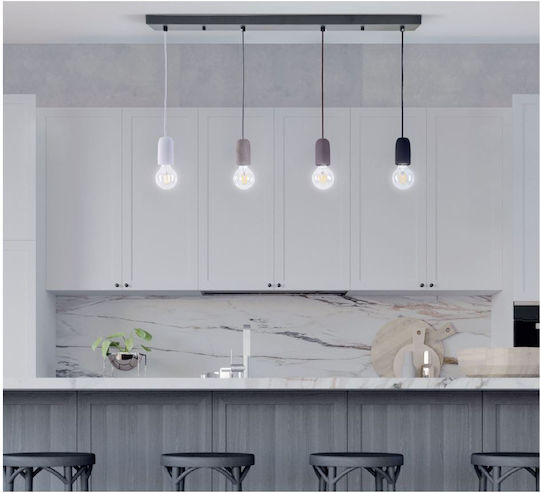 Home Lighting Iris SE 149 Hängelampe Gray mit Fassung E27 5cm.