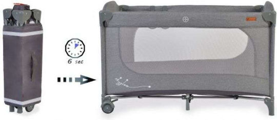Cangaroo Skyglow Playpen 2 Levels with Mattress Pink 125x62cm