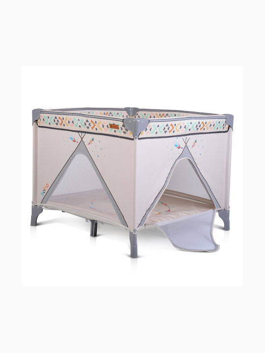 Cangaroo Boho Playpen with Mattress Beige 100x100cm