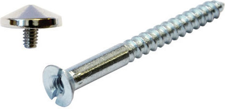 ArteLibre Wood Bolts Metallic with Diameter M45 and Length 40mm 4pcs