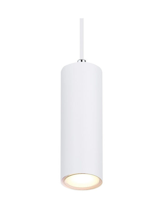 Globo Lighting Robby Pendant Light Single-Light for Socket GU10 White