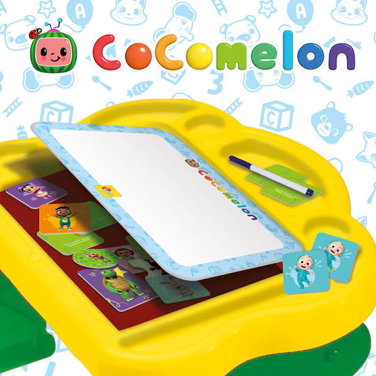 Cocomelon Παιδικό Θρανίο για Ζωγραφική από Πλαστικό Πράσινο Lisciani Giochi