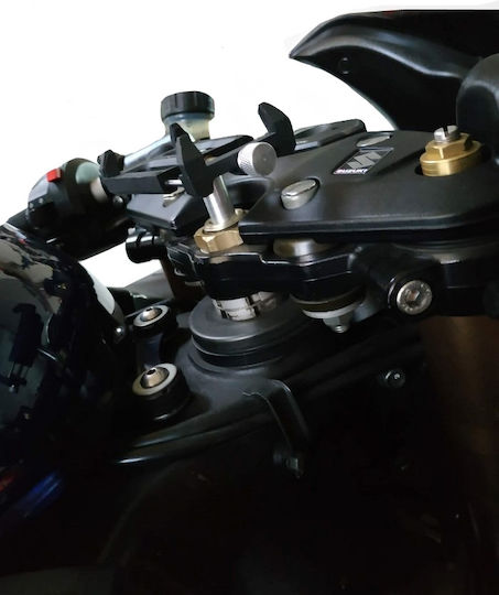 Moto Discovery Motorrad Handyhalterung mit verstellbarem Arm für die Zeitschaltuhrplatte