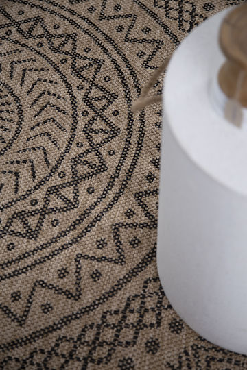 Royal Carpet 8894 Pentru exterior din iută Negru