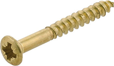 ArteLibre Wood Bolts Phillips Brass with Diameter M40 and Length 40mm 7pcs