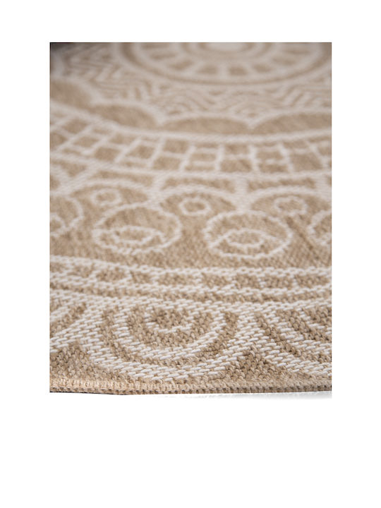 Royal Carpet 8893 Teppich Rechteckig Sommer aus Jute White