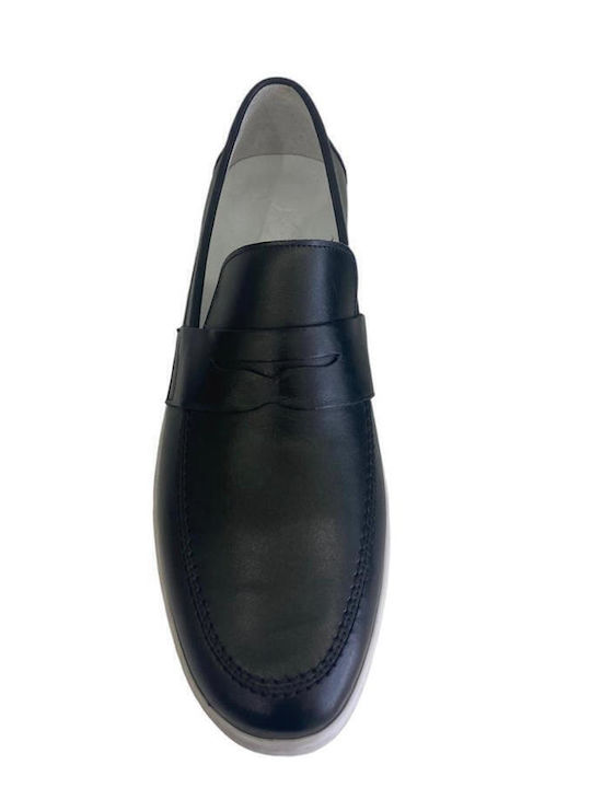 Men's Leather Moccasins Black