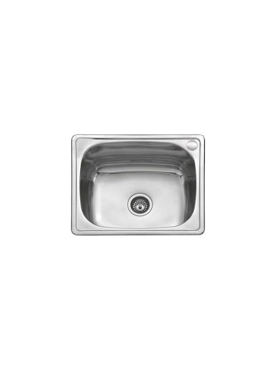 Karag BL 613 BL613 Drop-In Мивка Inox Сатен Ш60xД50см Сребрист