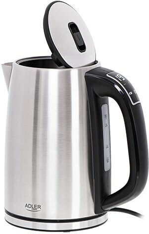 Adler Βραστήρας 1.7lt 2200W Ασημί