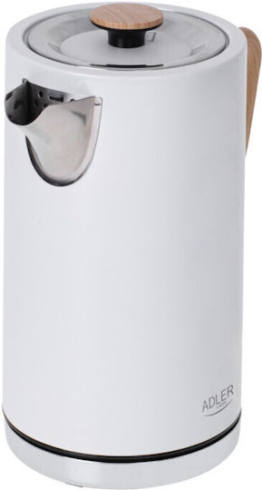 Adler Βραστήρας 1.7lt 1347W Λευκός