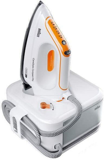 Braun CareStyle Compact Pro Σύστημα Σιδερώματος Πίεσης 6.5bar με Δοχείο 1.5lt