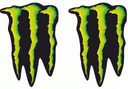 Moto Discovery Decorative Stickers Green