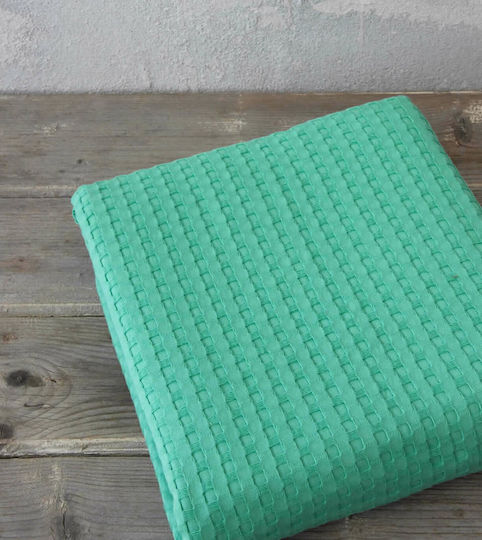 Nima Nima Kinderdecke Waffel Habit Grüne 160x240cm