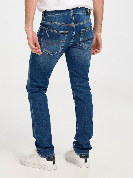 Versace Men's Jeans Pants in Regular Fit Blue