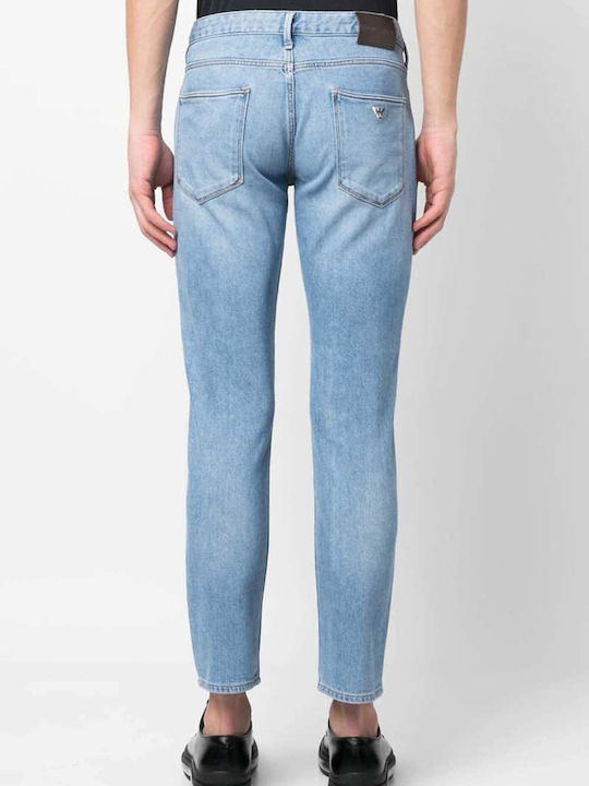 Emporio Armani Ανδρικό Παντελόνι Τζιν Slim Fit Μπλε Emporio Armani Ανδρικό Παντελόνι Τζιν Slim Fit Μπλε