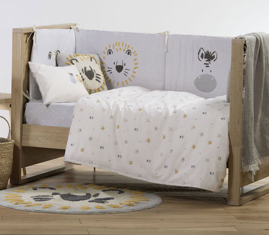 Nef-Nef Homeware Kids Decorative Pillow Animal Way Gray 35x35cm