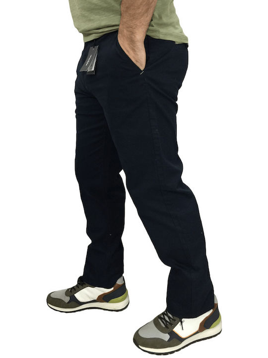 Double Herrenhose Chino Marineblau