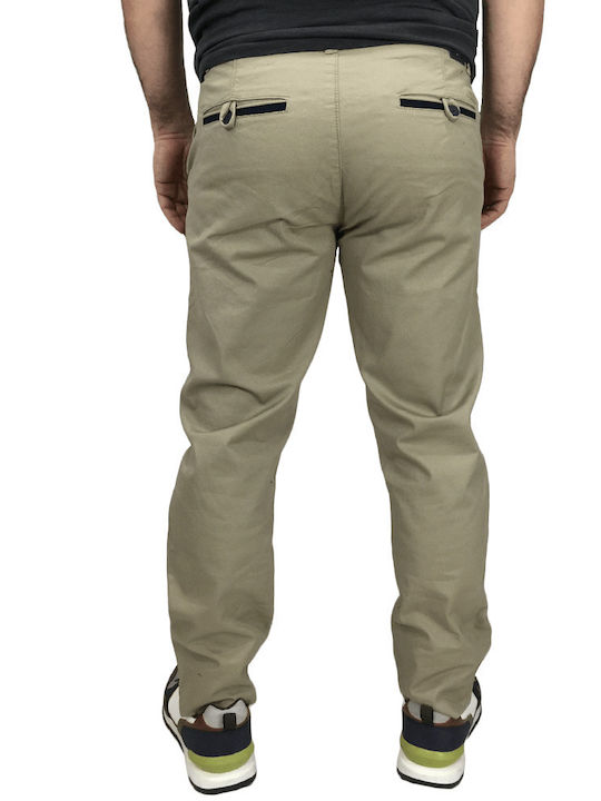 Trousers Chino Elastic Beige
